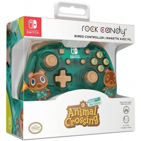 NINTENDO PDP Rock Candy Nintendo Switch Controller Cablato Animal Crossing 